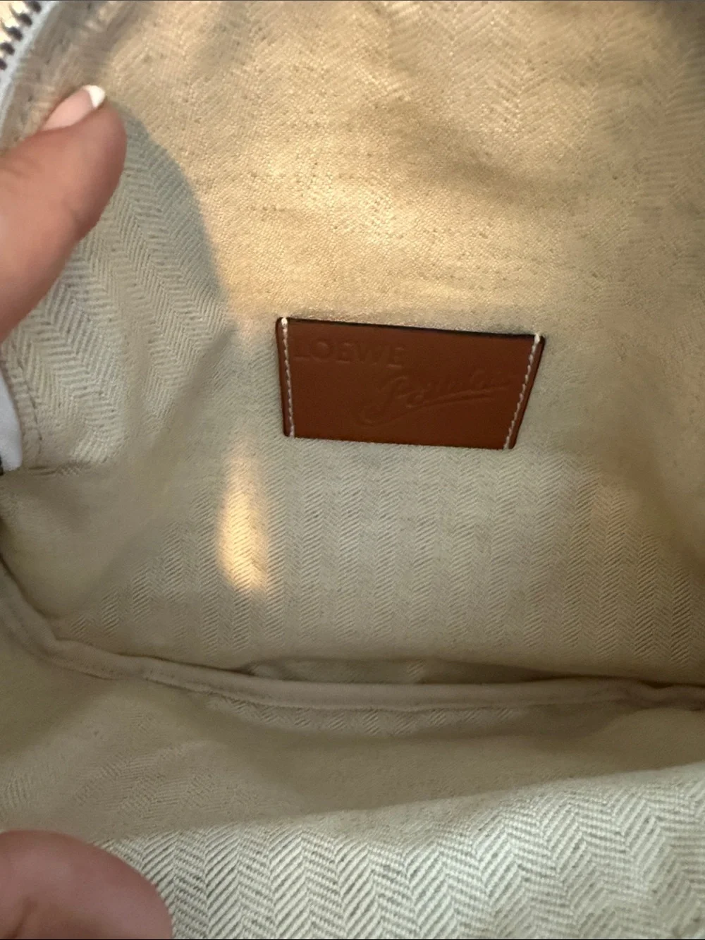 Loewe Paula's Ibiza Multicoloured Canvas Belt Bag - Picture 6 of 9